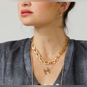 Elegant Gold plated Chain Necklace